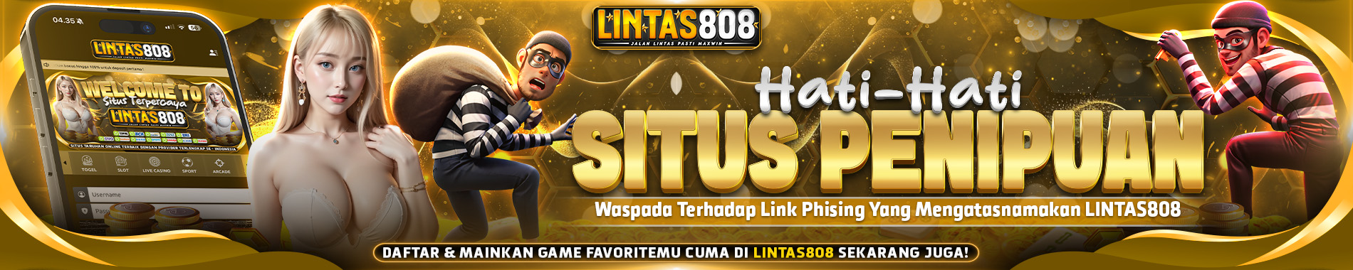 HATI HATI SITUS PENIPUAN MENGATASNAMAKAN LINTAS808